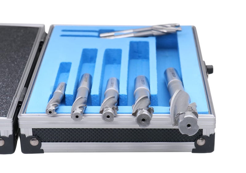 Accusize Industrial Tools 7 Pc'' H.S.S. Solid Capscrew Counterbore Set 3 Flute Straight Shank, 509S-0007 - Image 4